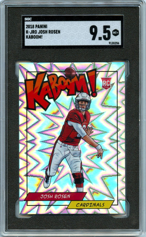 Product Josh Rosen RC 2018 Panini Kaboom! Rookie Case Hit SSP SGC 9.5 Link
