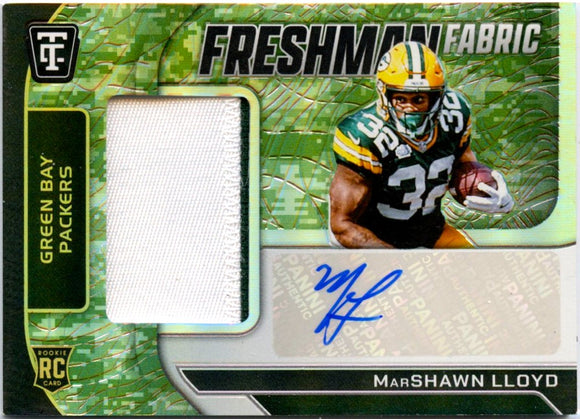 Product Marshawn Lloyd RC 2024 Totally Certified Camo Freshman Fabric Rookie Patch Auto SP 24/25 Link