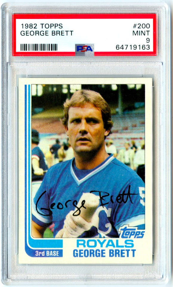 Product George Brett 1982 Topps Baseball #200 PSA 9 Link