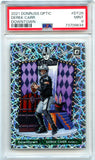 Derek Carr 2021 Donruss Optic Downtown! Case Hit SSP PSA 9