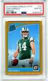 Sam Darnold RC 2018 Donruss Optic Orange Rated Rookie SP 23/199 PSA 10