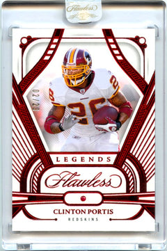 Clinton Portis 2024 Flawless Red Legends Diamond SP 2/20-1