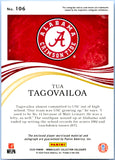 Tua Tagovailoa RC 2020 Immaculate Collegiate Bowl Logo Rookie Patch Auto SP 3/10