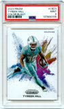 Tyreek Hill 2023 Panini Prizm Color Blast Case Hit SSP PSA 9