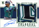 Jonatan Clase RC 2024 National Treasures Green Colossal Rookie Patch Auto SP 3/5