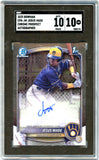 Jesus Made RC 2025 1st Bowman Chrome Prospect Rookie Auto SGC 10