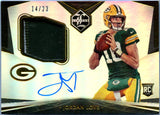 Jordan Love RC 2020 Panini Limited Rookie Patch Auto SP 14/23