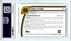 Sonia Citron RC 2024 Bowman U Chrome Sapphire Rookie #64 PSA 10-2