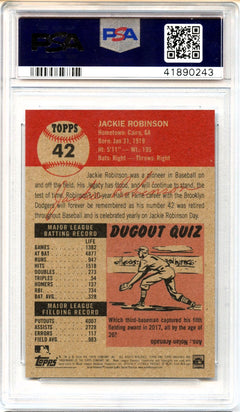 Jackie Robinson 2018 Topps Living #42 PSA 10-2