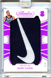 Marc Gasol 2024-25 Flawless Pink Vault Memorabilia Game Used Nike Logo Patch SP 6/6