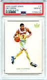 Obi Toppin RC 2020-21 Panini Court Kings Blank Slate Rookie Case Hit SSP #14 PSA 10