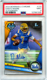 Dante Moore RC 2023 1st Bowman U Chrome Rookie Auto #133 PSA 9