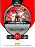 Patrick Mahomes II 2022 Panini Obsidian Green Cutting Edge Patch Jersey # SP 15/50