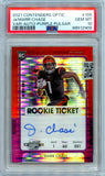 Ja'marr Chase RC 2021 Contenders Optic Purple Pulsar Variation Rookie Ticket Auto SP 20/21 PSA 10