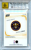 Nikola Jokic 2025 Panini National Gold Pack Gem Auto SP 2/2 BGS 9