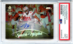 Jaxon Smith-Njigba RC 2023 Panini Luminance Rookie Auto SP 36/200 PSA 9-1