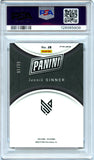 Jannik Sinner 2025 Panini National Convention Splash SP 81/99 PSA 9