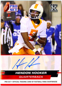 Hendon Hooker RC 2022 Leaf Pro Set Rookie Signature Auto