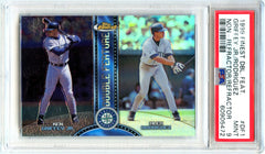 Ken Griffey Jr Alex Rodriguez 1999 Topps Finest Refractor Double Feature PSA 9-1