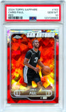 Chris Paul 2024 Topps Chrome Sapphire Red SP 3/5 PSA 10