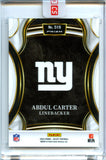 Abdul Carter RC 2024 Panini Select XRC 2025 Rookie #519