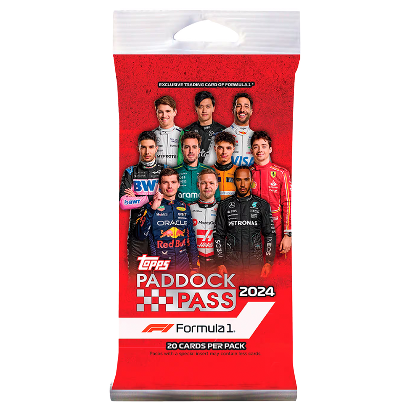 2024 Topps Paddock Pass F1 Racing Value Pack-1