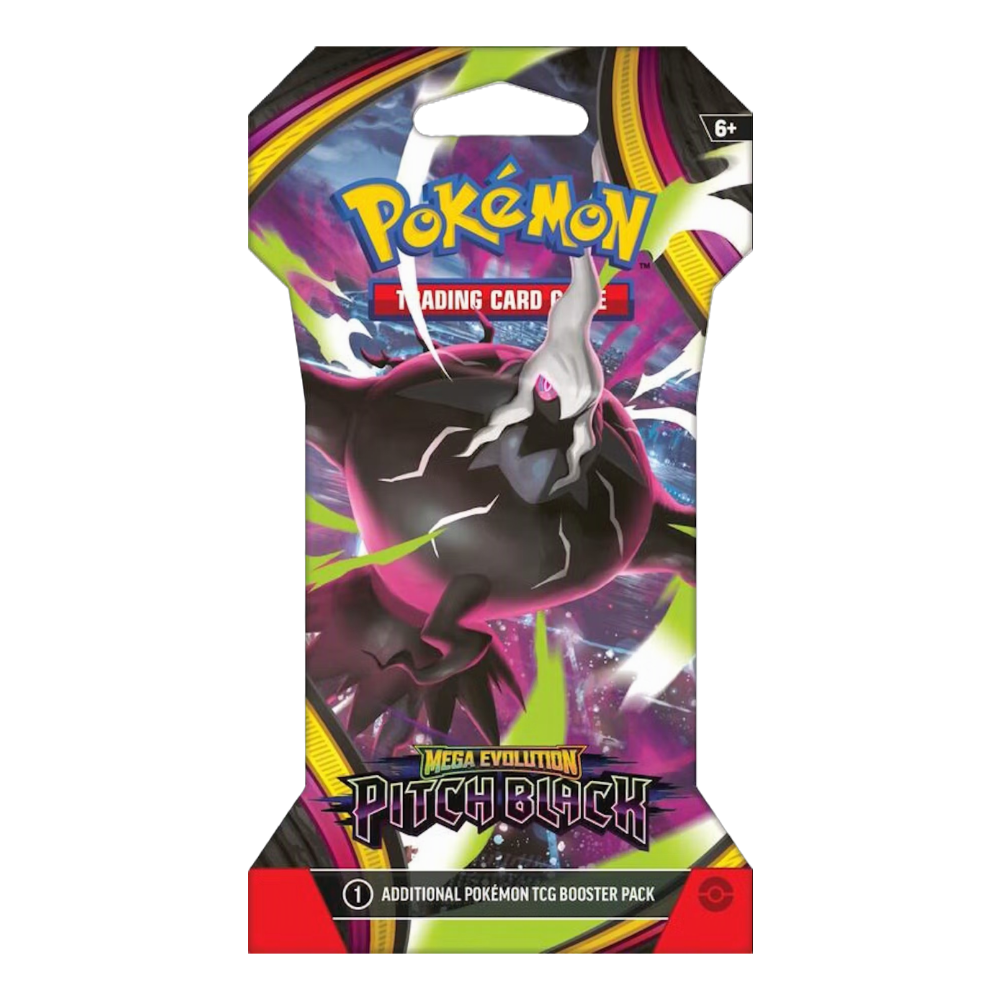 Pokemon Pitch Black Sleeved Booster Pack ME05