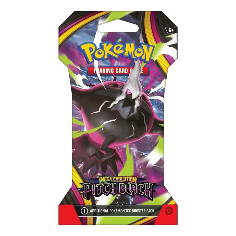Pokemon Pitch Black Sleeved Booster Pack ME05-1