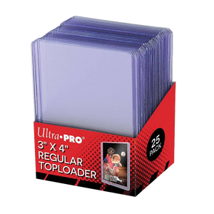 3"x 4" Clear Regular Toploaders for Standard Size Cards