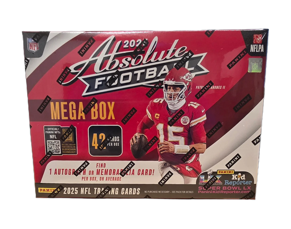Product 2025 Panini Absolute Football Hobby Mega Box Link