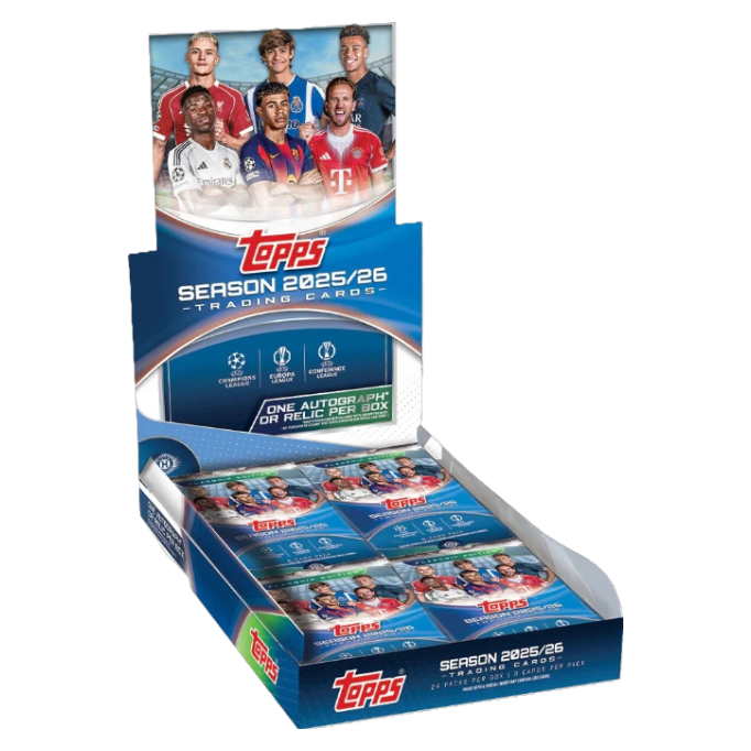 2025/26 Topps UEFA Club Competitions Soccer Hobby Box-1