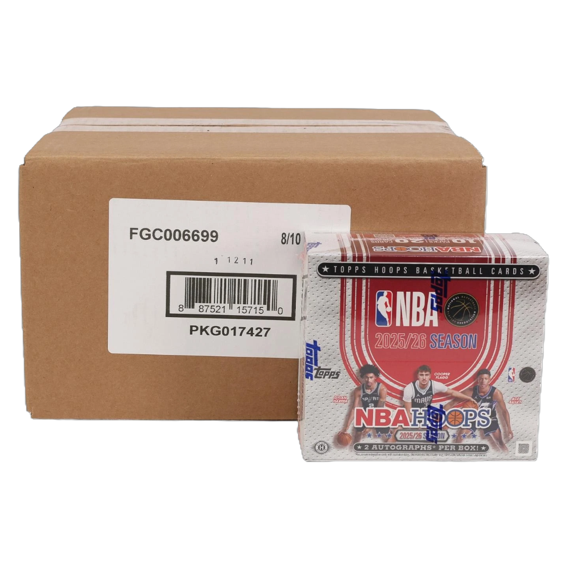 2025/26 Topps Hoops Basketball Jumbo 8-Box Case