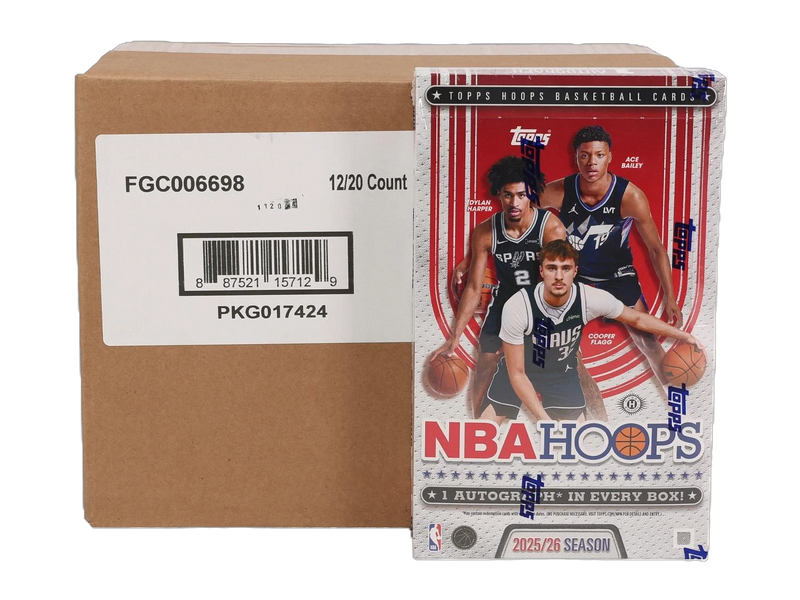 2025/26 Topps Hoops Basketball Hobby 12-Box Case-1