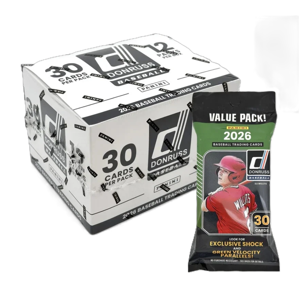2026 Panini Donruss Baseball Jumbo Value 12-Pack Box