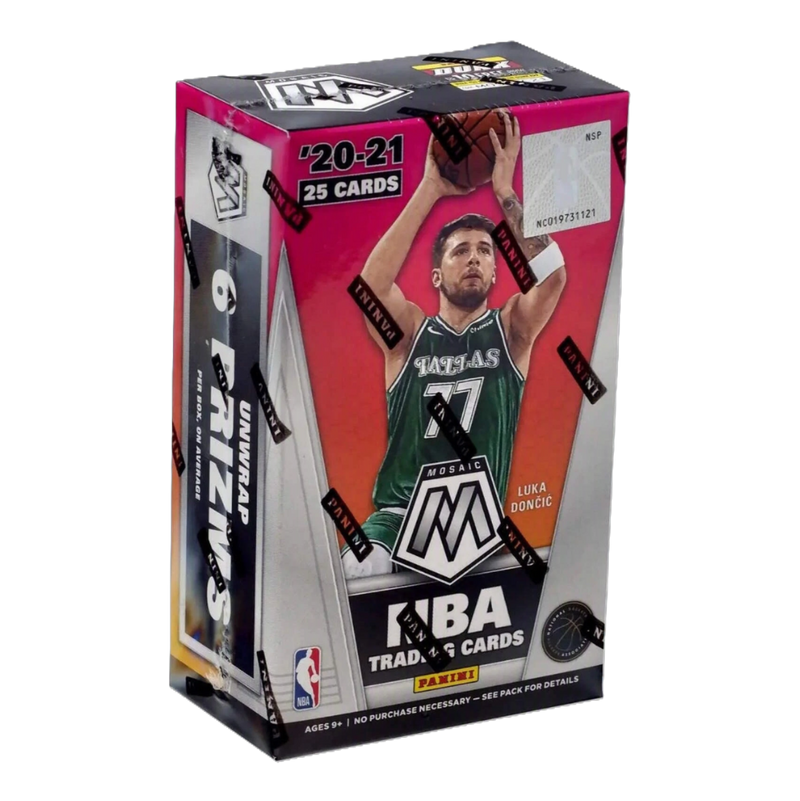 2020/21 Panini Mosaic Basketball Cereal Box-1