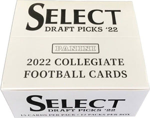 2022 Panini Select Draft Picks Football Jumbo Value Pack Box