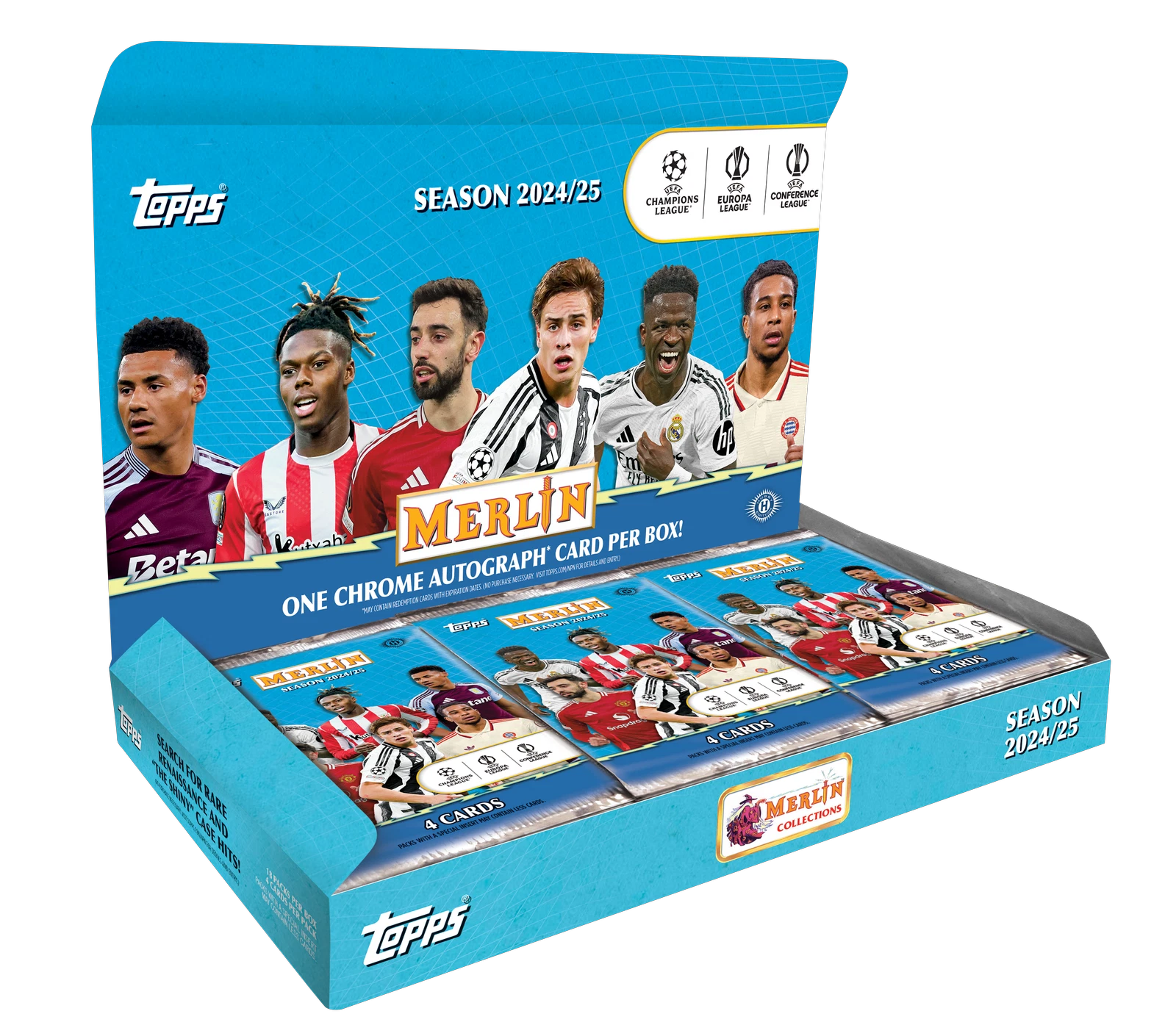 2024-25 Topps Merlin UEFA Club Competitions Hobby Box-1