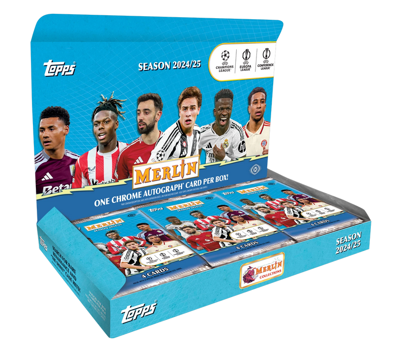 2024-25 Topps Merlin UEFA Club Competitions Hobby Box-1