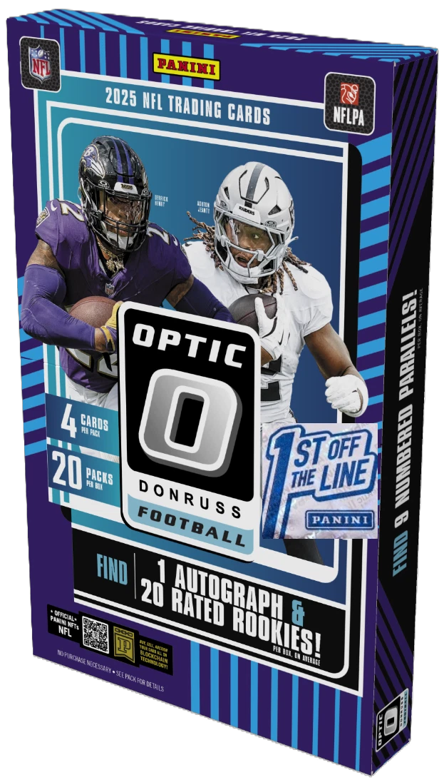 2025 Panini Donruss Optic FOTL First Off The Line Football Hobby Box