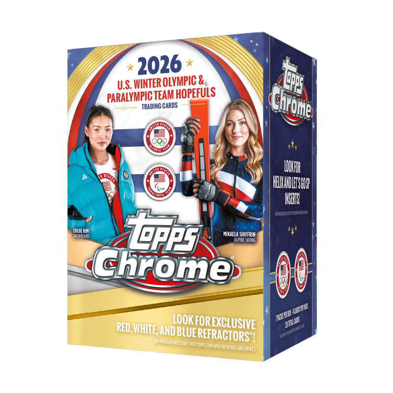 2026 Topps Chrome U.S. Winter Olympics & Paralympic Team Hopefuls Blaster Box-1
