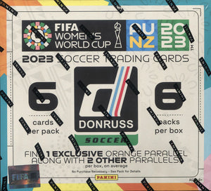 2023 Panini Donruss FIFA Women's World Cup Soccer Hobby Blaster Box