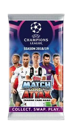 2018/19 Topps UEFA Champions League Match Attax Soccer Pack-1