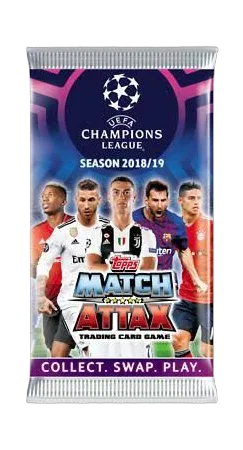 2018/19 Topps UEFA Champions League Match Attax Soccer Pack-1