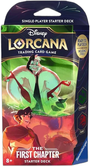 Disney Lorcana: The First Chapter Starter Deck (Emerald & Ruby)