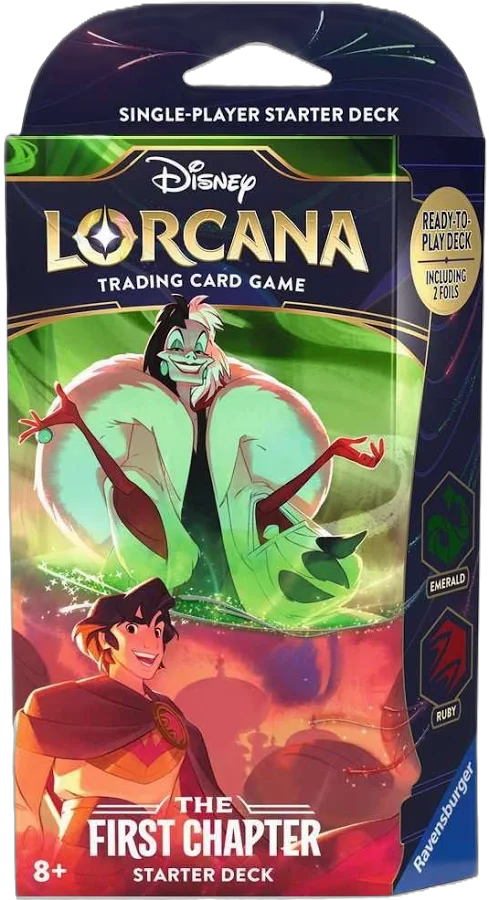 Disney Lorcana: The First Chapter Starter Deck (Emerald & Ruby)