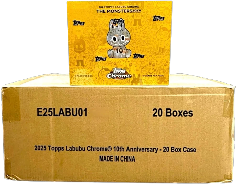 Labubu Chrome 20-Box Case (Topps 2025)-1