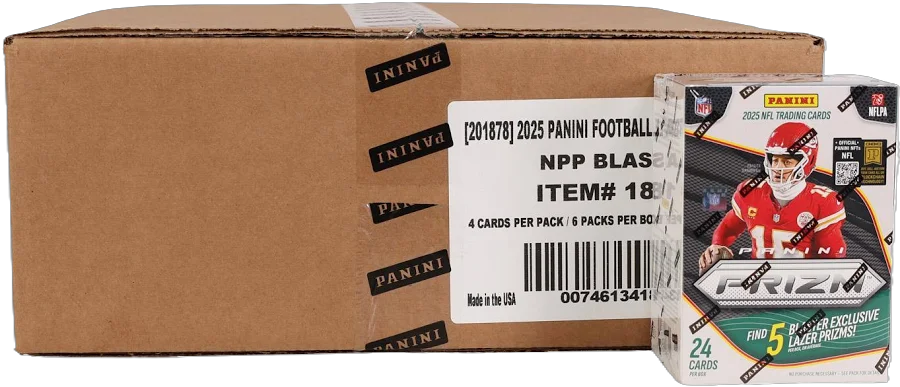 2025 Panini Prizm Football Blaster 20-Box Case