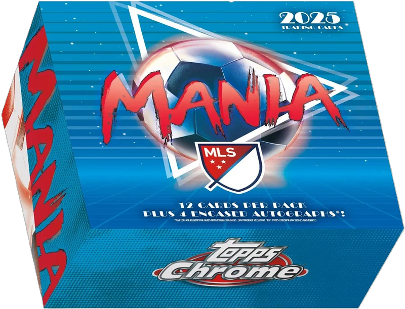 2025 Topps MLS Major League Soccer Chrome Mania Box-1