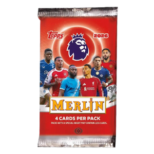 2025/26 Topps Merlin Premier League EPL Soccer Hobby Pack
