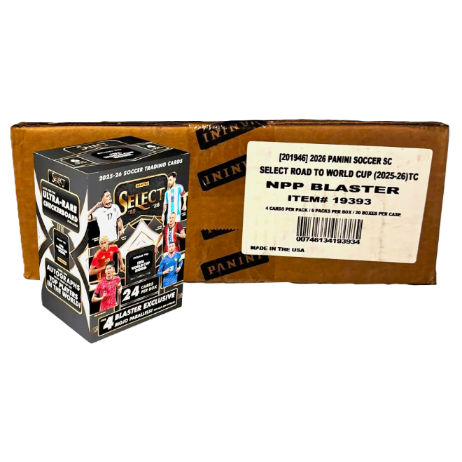 2025/26 Panini Select Road To FIFA World Cup Soccer Blaster 20-Box Case